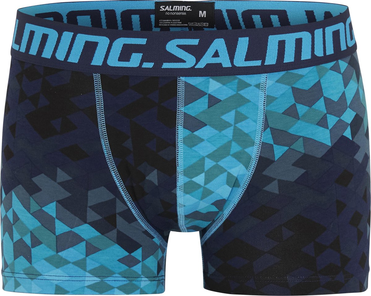 De beste boxershorts- Salming- boxershort heren -maat XXL- 2 stuks- zwart/blauw- spirit