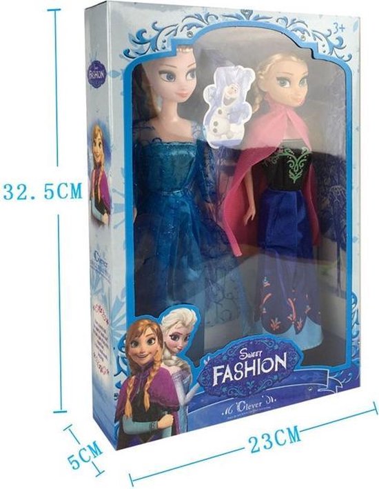 Frozen Speelgoed - Frozen Poppen Set - Frozen Speelgoed Meisjes Vanaf 4 jaar-  Anna en... | bol.com