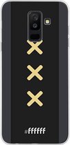 6F hoesje - geschikt voor Samsung Galaxy A6 Plus (2018) -  Transparant TPU Case - Ajax Europees Uitshirt 2020-2021 #ffffff