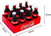 ProductGoods - 10 Miniatuur Cola Flesjes - Speelgoed - Educatie - Miniatuur - Cola