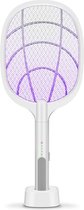 Flyshock automatisch muggen racket + standaard - Anti muggen - Muggenlamp - Muggenvanger - Vliegenvanger - Elektrische vliegenmepper - Usb oplaadbaar