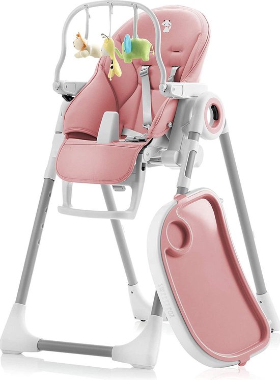 Verstelbaar, Inklapbaar, Baby Kinderstoel met speelgoedboog Baby