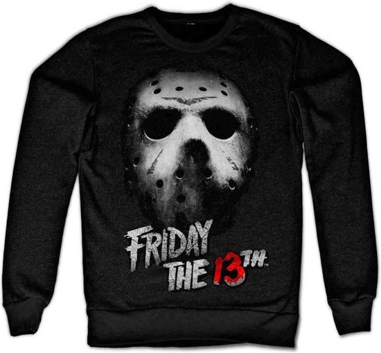 Friday The 13th Sweater/trui -L- Friday The 13th Zwart