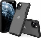 Wlons | Apple iPhone 12 mini | Mat zwart kleur | armor case |