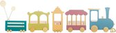 UP!WARSAW | Wandkast trein roze hout