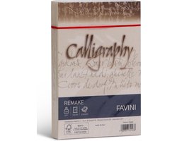 Favini® REMAKE Calligraphy Perla – Ecologische Enveloppen – 25 Stuks J7 (120×180 mm) – 120 g/m² – Parelwit – 25% Leervezels – FSC – Made in Italy