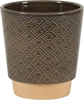 Plantenwinkel Odense Urban Grey oudgrijze pot 15 cm ronde bloempot voor binnen