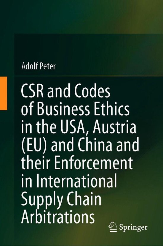 CSR and Codes of Business Ethics in the USA, Austria (EU) an ... - cover