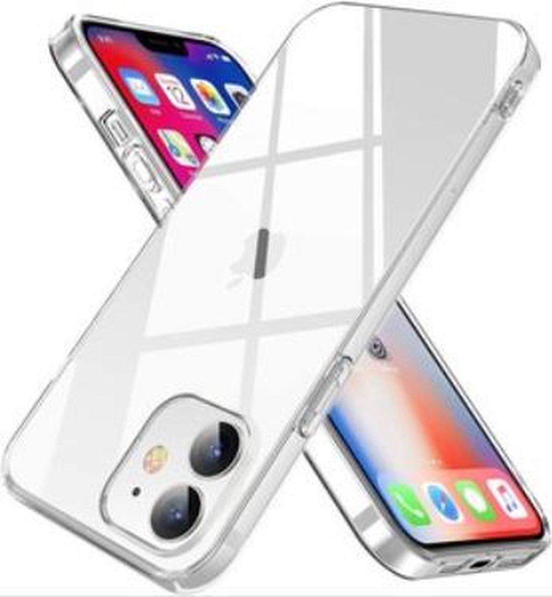 TF Cases | Apple iPhone 12 mini | 2.0MM | Clear Case | doorzichtige hoes | back hoesje |