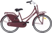 Nogan Vintage - Transportfiets - Meisjesfiets - 24 inch - Mat Rood
