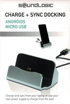 Soundlogic - Oplaad en synchroniseer station - Android - Micro USB - Zilver