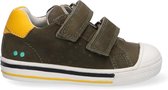 Bunnies JR 221231-569 Jongens Lage Sneakers - Groen - Leer - Klittenband