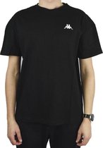 Kappa Veer T-Shirt 707389-19-4006, Mannen, Zwart, T-shirt, maat: XL EU