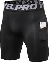 Mountainbike Boxershort - Compressie Short - Thermo Ondergoed - Boxer - Fietsen - Blauw - Maat M