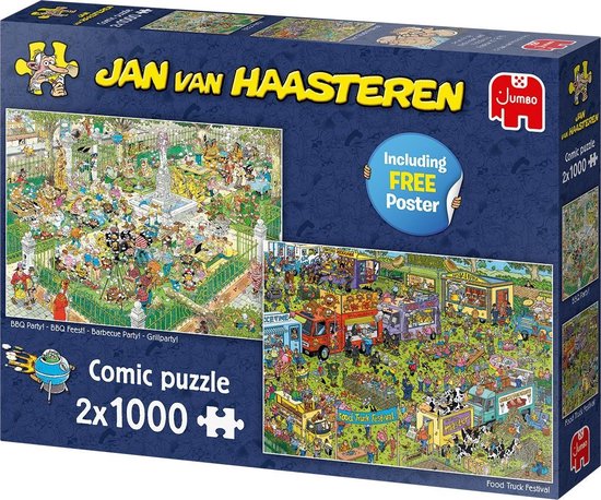 JvH Food Festival 2in1 1000pcs 2019 (zonder theedoek) - Jan van Haasteren
