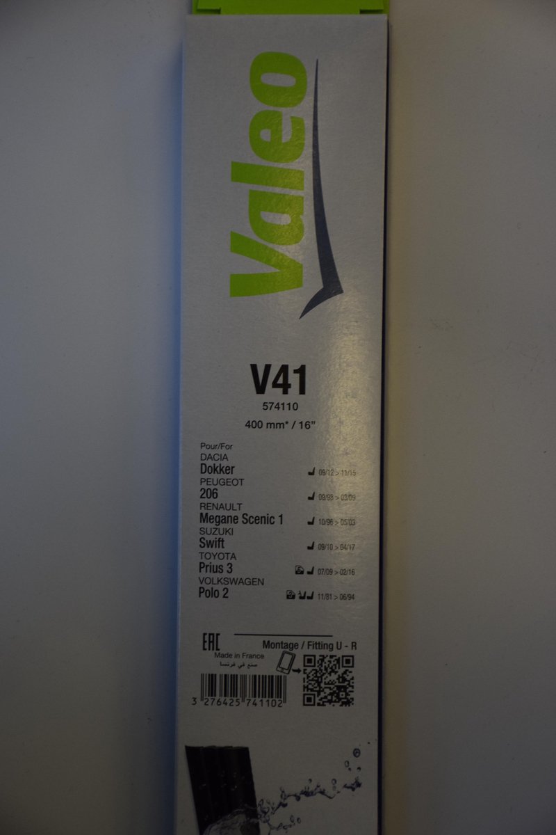 Ruitenwisser Valeo SILENCIO V41 (1x 400mm / 16")