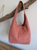 hand/schoudertas van Charm (suède)
