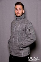 Pure Wool herenvest WJK-05  - licht grijs – XL