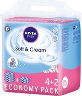 Nivea Babydoekjes Soft And Cream - 378 doekjes (6x63)