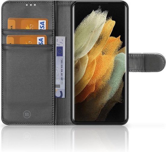 Portefeuille Samsung Galaxy S21 Ultra Cuir de Première Qualité Housse pour Boho Beach
