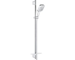 Foto: Grohe rainshower smartactive cube 130 glijstangset 90 cm met zeepschaal chroom 26587000