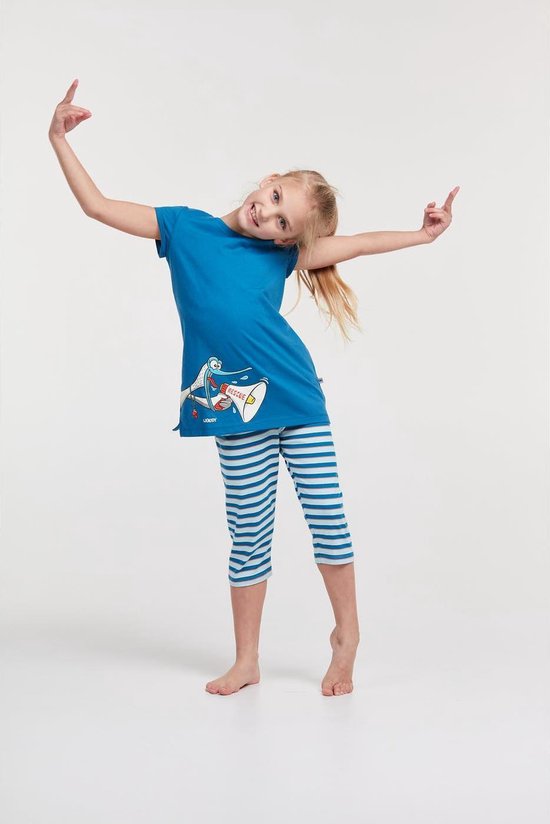 Pyjama Woody fille / femme - bleu - mouette - 211-1-POS- S/ 871 - taille 128