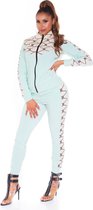 Dames Trainingspak / Tracksuit / Joggingpak | Sport Kleding | mint maat M