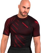 Hayabusa Odor Resist Rash Guard S/S Rood Kies uw maat: L