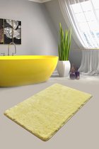 Nerge.be | Badmatten | Havai Lemon 70x120 cm | %100 Acrylic - Handmade | Badmat Set | Antislip | Washable in the Machine | Soft surface