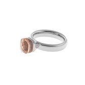 Biba Ring - Glazen Steen Peach