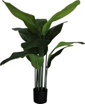 Bananen Kunstplant 120cm | Kunst Bananenplant | Kunstplanten voor Binnen | Grote kunstplant | Bananenboom Kunst