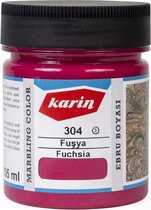 Karin Marbling Paint - Fuchsia 304 - 105 ml