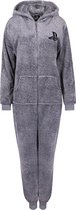 Grijze, warme onesie pyjama met capuchon - Playstation / M-L