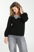 Paprika Dames Shirt in effen, warm tricot - T-shirt - Maat 48