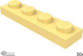 LEGO Plaat 1x4, 3710 Fel lichtoranje 50 stuks