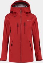 Cortazu Mountain Hard Shell Jas  Chili Rood | Dames warme outdoor jas waterdicht & winddicht met capuchon