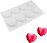 Siliconen Bakvorm Hart - Bakvorm Valentijnsdag - 3D Bakvorm Hart - Chocolademal Hart -
