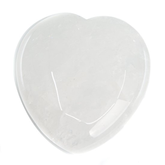 Edelstenen Hart Bergkristal Palmsteen – 60 mm