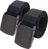 Safekeepers tactical belt - koppelriem -werkriem -militaire riem - tactische riem - canvas riem - Zwart