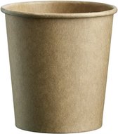 Kartonnen Kraft Espressobekers 115cc/4oz - 1.000 st/ds.