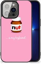 Telefoonhoesje iPhone 13 Pro Leuk Hoesje met Zwarte rand Nut Boyfriend
