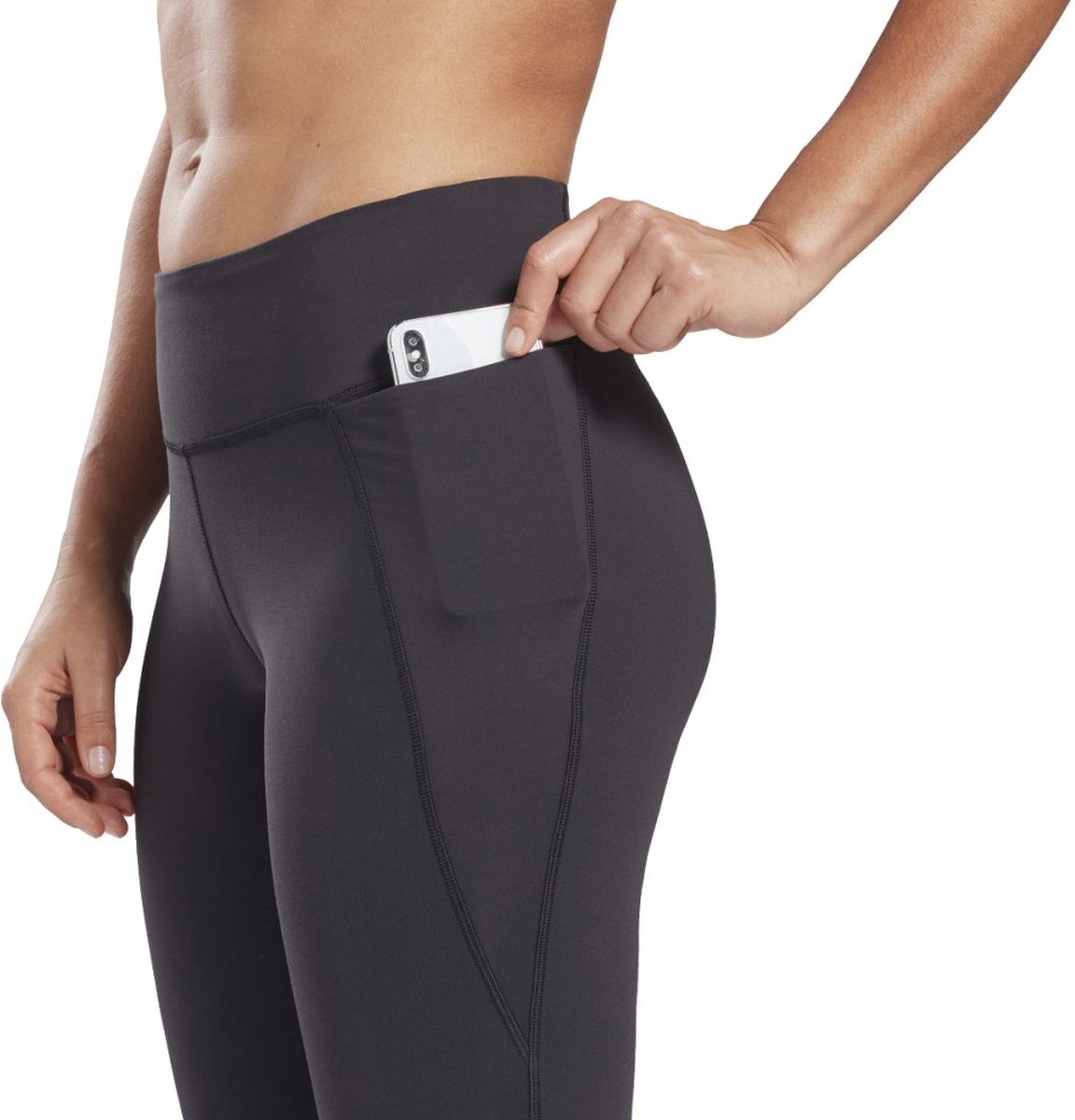 Reebok Ts Lux Tight Vector Gr Legging Vrouwen Zwarte Heer