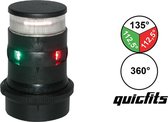 Aqua Signal Serie 34 zwart Driekleuren/Anker LED Navigatielicht