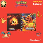 Pokémon verzamelmap - Pokémon kaarten - Verzamelmap voor 240 kaarten - Pikachu - 4 pocket map - A5 formaat - kerst - cadeau