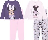 2x Violet meisjespyjama Minnie Mouse DISNEY / 8-9 jaar 134 cm