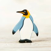 Baby / Dreumes speelgoed - Houten dieren - Pinguïn - Duurzaam & Handgemaakt - Waldorf / Montessori Speelgoed
