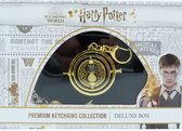 Harry Potter - Time Turner + Draco Malfoy Wand + Lord Voldemort Wand - Premium Keychain Collection Deluxe Box