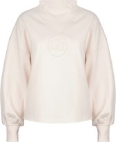Dante6  Sweater / Trui - Dames - Sweat - 214600 Tiba - Wit - Maat XS