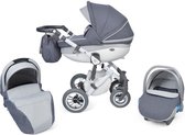 Baby Merc Faster 3 Kinderwagen - Grijs - Kinderwagen incl. Autostoel