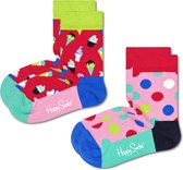 Happy Socks KICE02-3500 Kids Ice Cream Socks 2-pack - maat 4-6Y